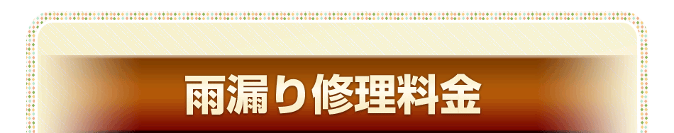 雨漏り修理料金 大阪寝屋川店